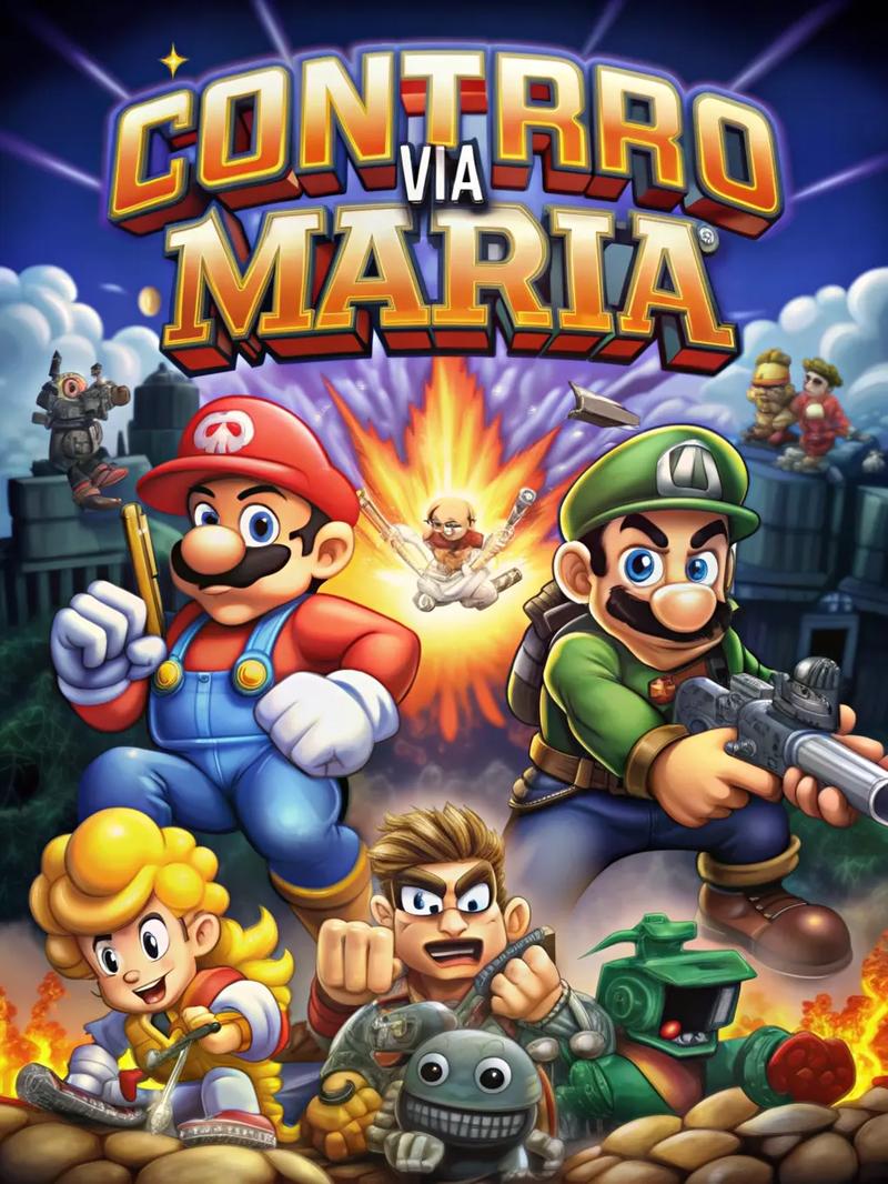 魂斗罗版超级玛丽