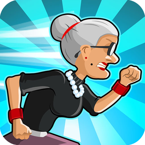 愤怒的老奶奶玩酷跑