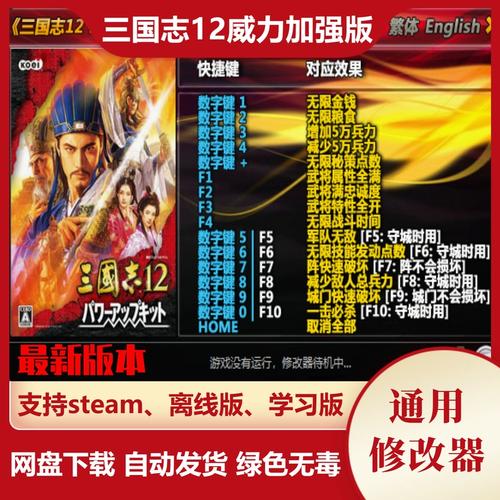 三国志12修改器下载