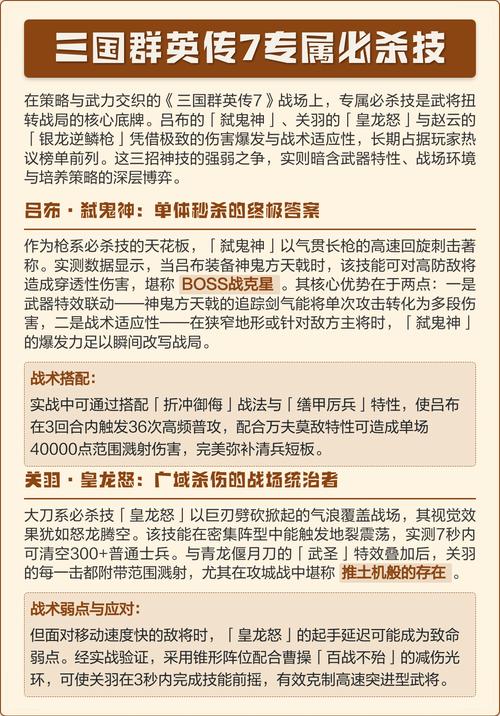 三国群英传7必杀技